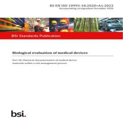 BS EN ISO 10993-18:2020+A1:2023
