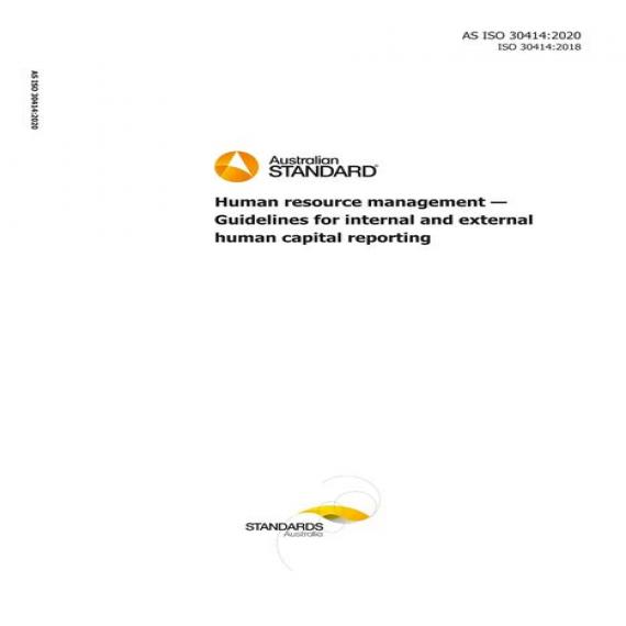 AS ISO 30414:2020