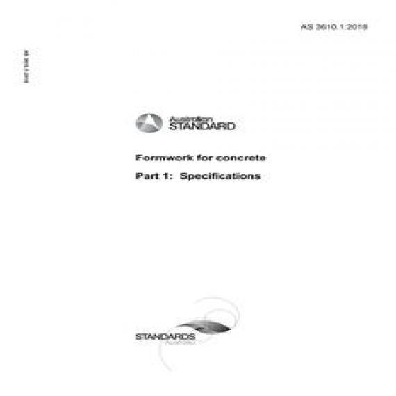 AS 3610.1:2018