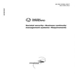 AS ISO 22301:2017