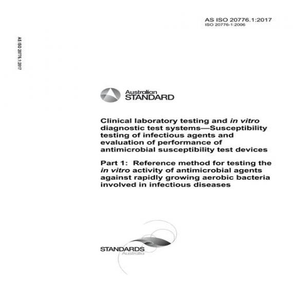 AS ISO 20776.1:2017
