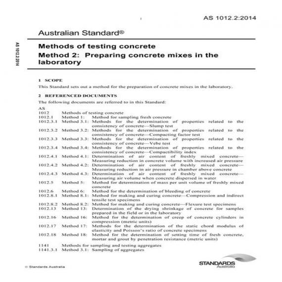 AS 1012.2:2014