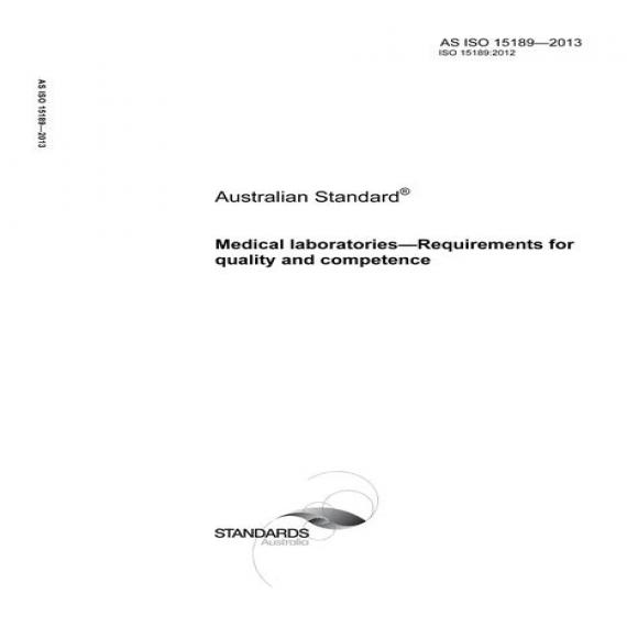 AS ISO 15189-2013