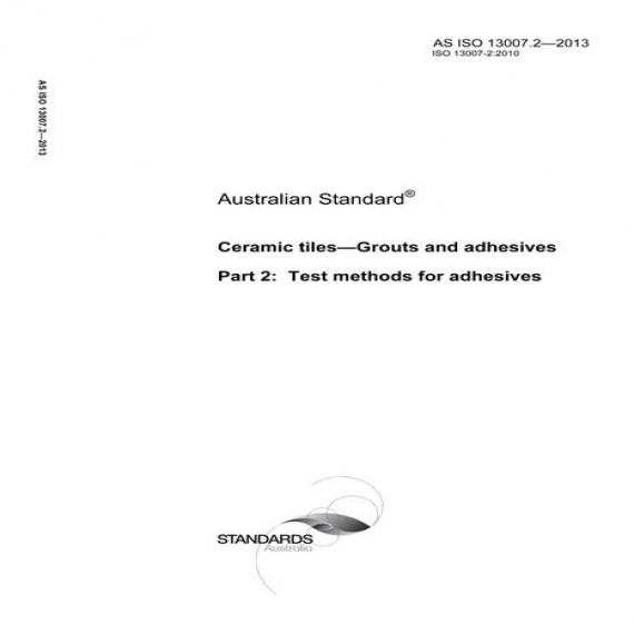 AS ISO 13007.2-2013