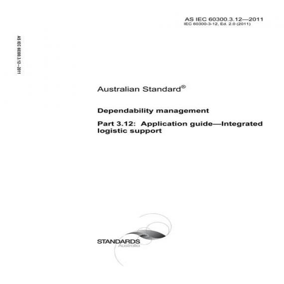 AS IEC 60300.3.12-2011