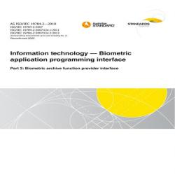 AS ISO/IEC 19784.2-2010