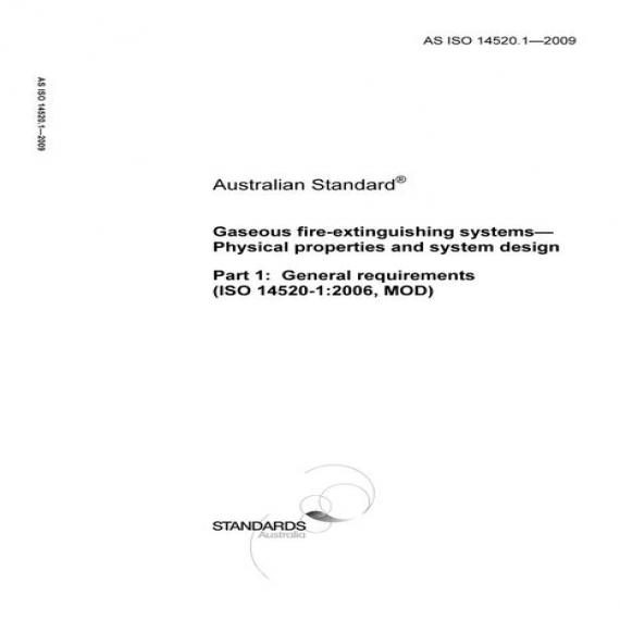 AS ISO 14520.1-2009