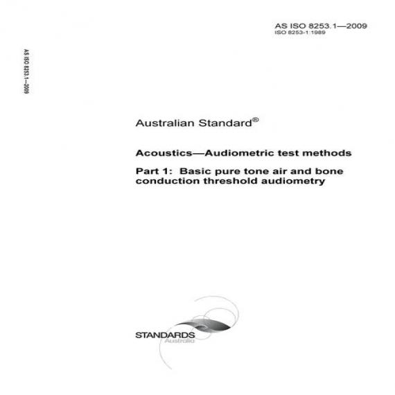 AS ISO 8253.1-2009