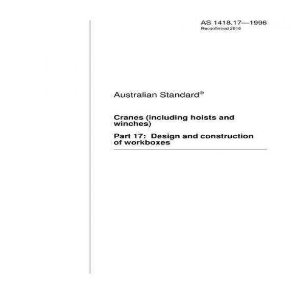 AS 1418.17-1996