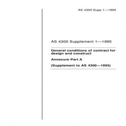 AS 4300 Supp 1-1995