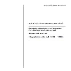 AS 4300 Supp 4-1995