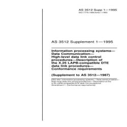 AS 3512 SUPP 1-1995