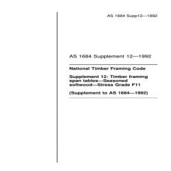 AS 1684 SUPP 12-1992
