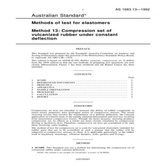 AS 1683.13-1992