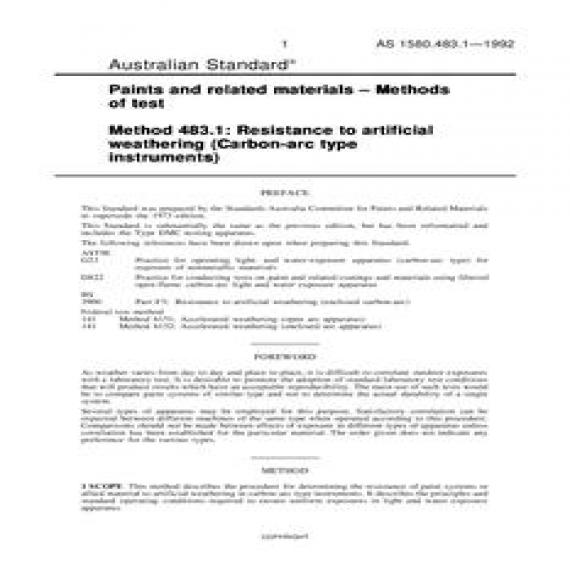 AS 1580.483.1-1992