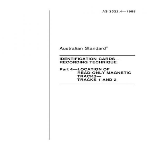 AS 3522.4-1988