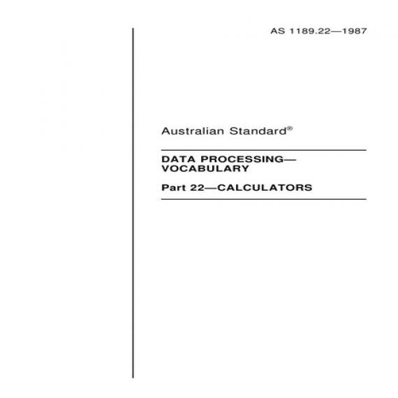 AS 1189.22-1987